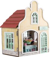 Crafts&Co Kit de construction miniature Adultes – Bois – Maison de poupée DIY – Cadeau de Noël – Savonnerie