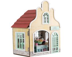 Miniatuur Bouwpakket M Volwassenen - Hout - DIY Poppenhuis - Bouwpakketten - Soap Shop - Crafts&Co