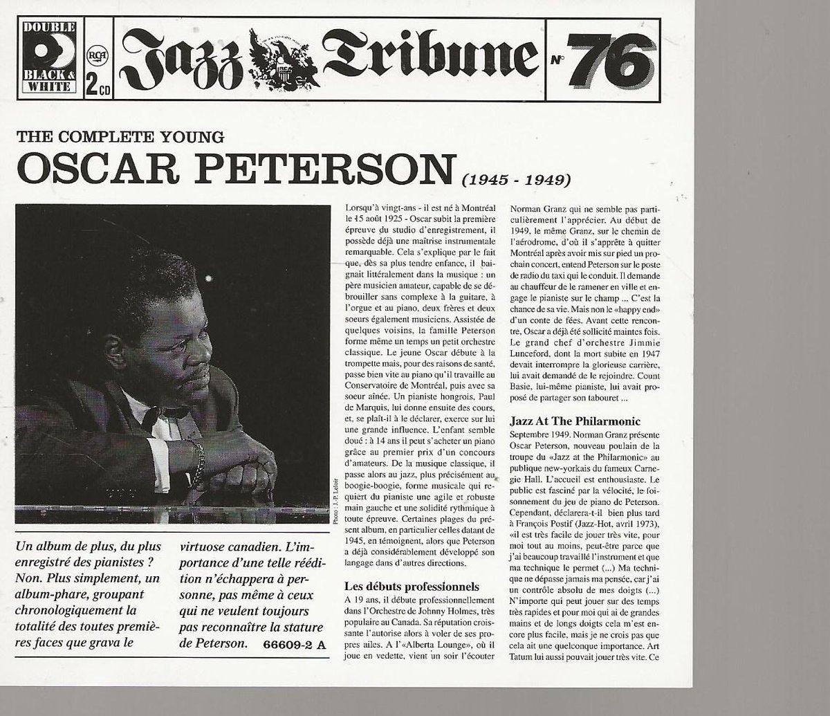 Complete Young Oscar Peterson
