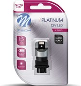 M-TECH Platinum Limited Black - P27/7W 3157, 12-24V - Canbus - Rood