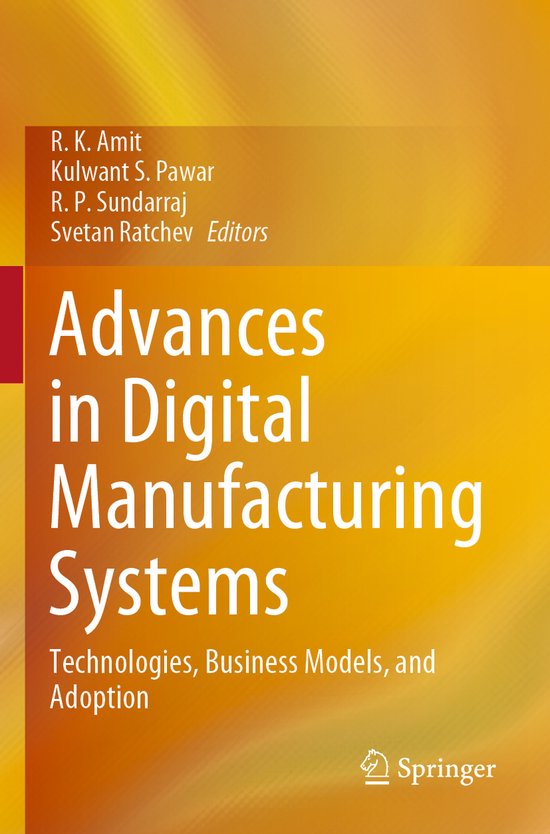 Advances in Digital Manufacturing Systems - cover