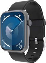 MANI Stappenteller horloge – Sporthorloge Dames en Heren - IOS en Android - Zwart