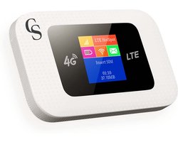Mifi Router Draadloos Wifi – Mifi Router – Werkt met Simkaart – Mifi – Wifi Router - 4G Router – 10 Apparaten – 9.9x5.9x1.6 CM
