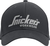 Snickers 9041 Logo Cap - Zwart/Zwart - One size