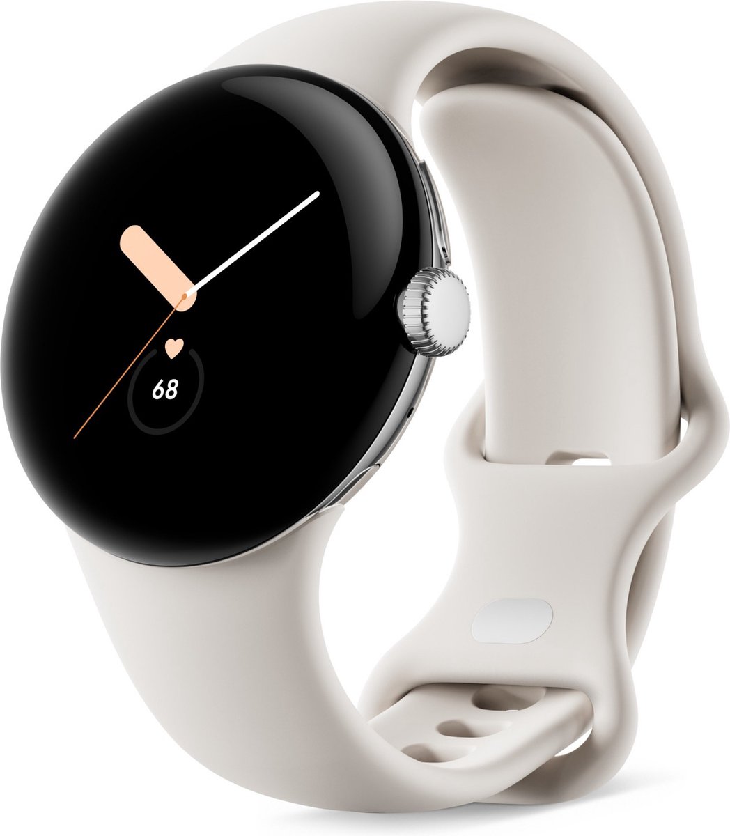Google Pixel Watch - 41 mm - met GPS - Zilver