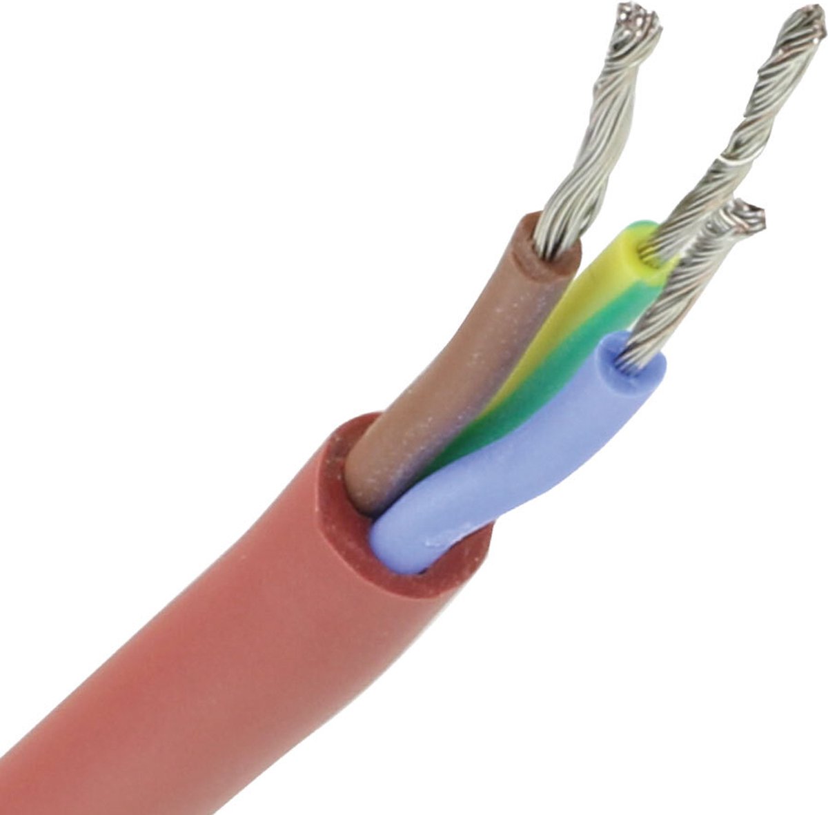 Siliconenkabel SiHF 4x1mm² per rol 100 meter