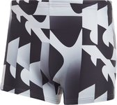 adidas Performance Allover Print Zwemboxer - Heren - Zwart- XS