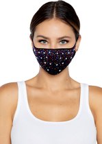 Liberty Rhinestone Face Mask