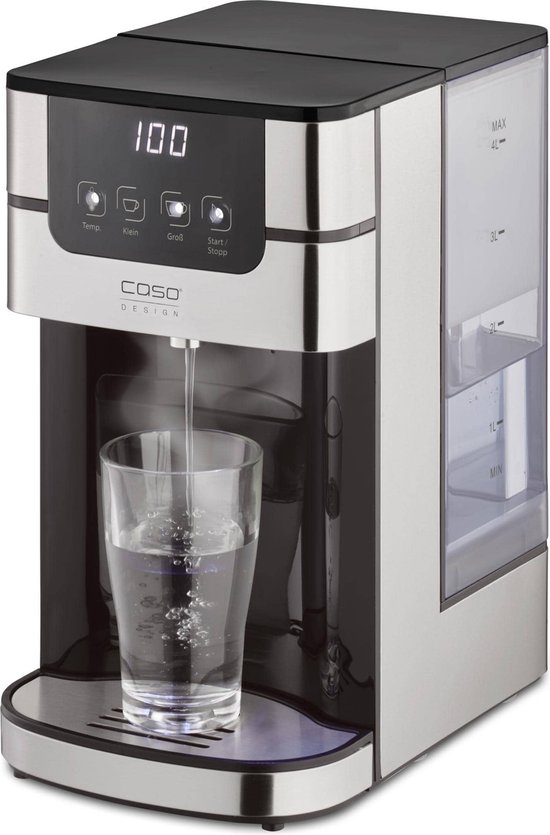 CASO PerfectCup 1000 Pro heetwaterdispenser - 4 liter - Instant waterkoker - met een druk op de knop kokend water