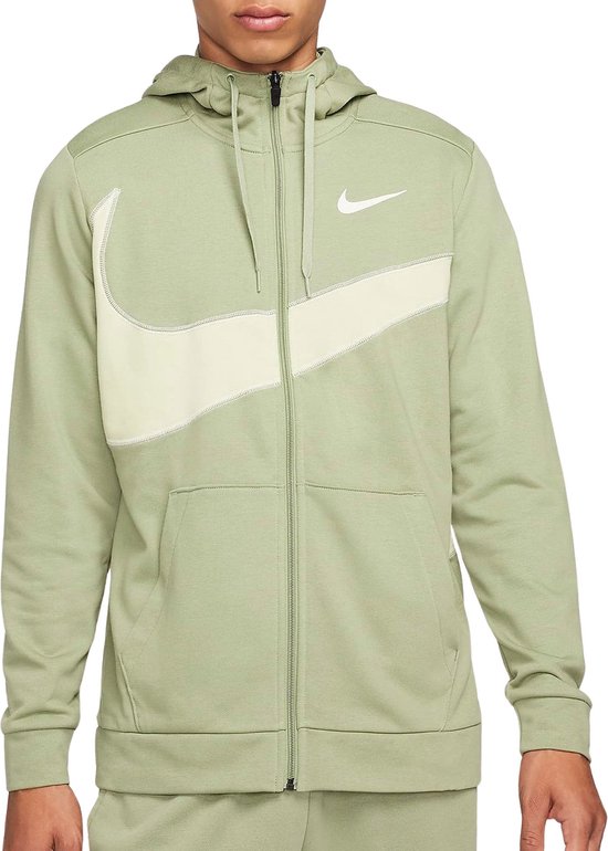 Nike Dri-Fit Men's Fleece Full Zip - Sportjack - Groen - Heren