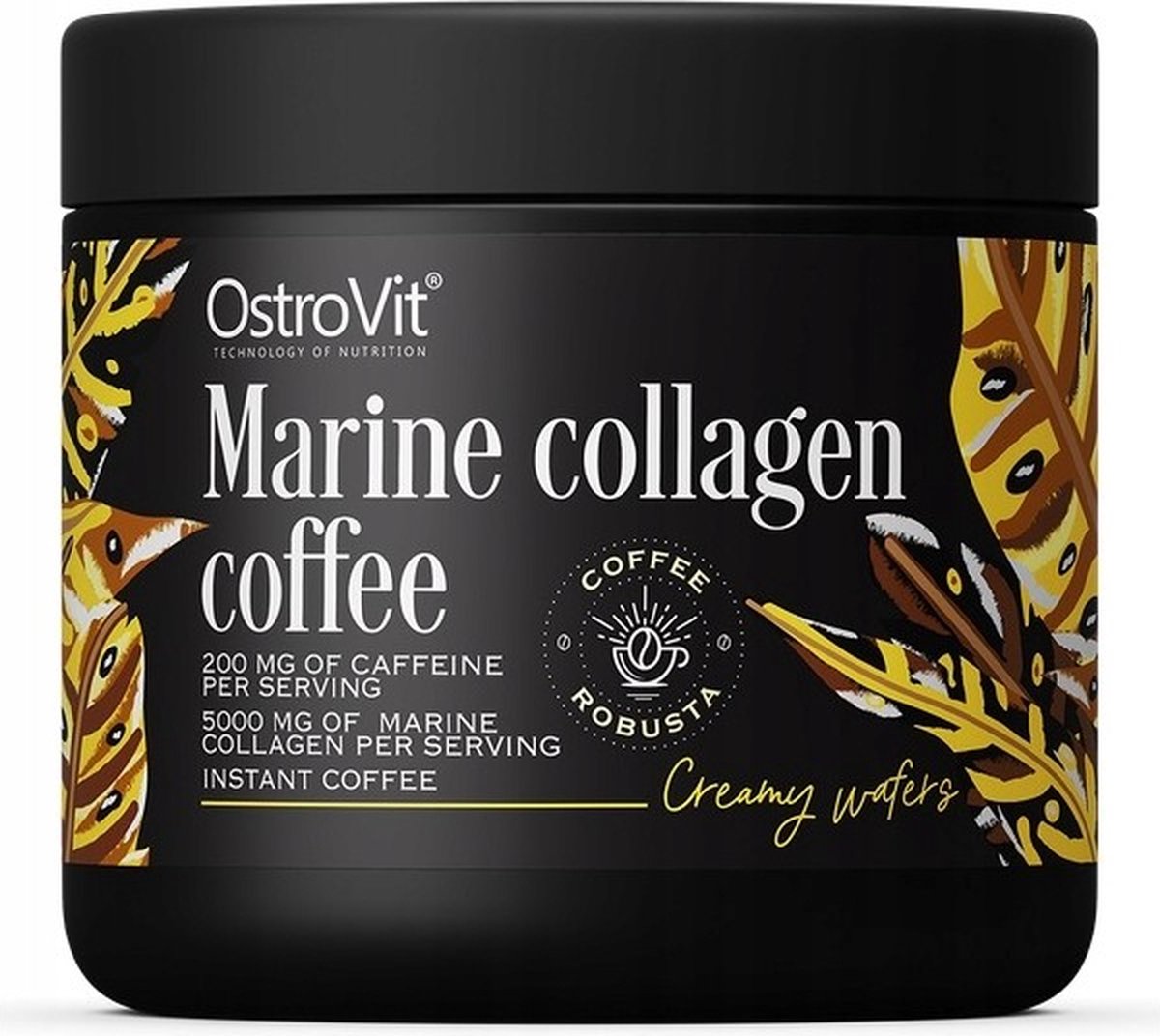Goedkoopste Collageen - OstroVit Marine Collageen Koffie 150 - Koffie
