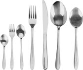 Excellent Houseware Bestekset Tableware Collection - 39-delig - zilver - RVS - 6 personen