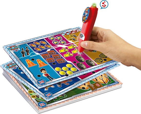 Clementoni Spelend Leren - Interactieve Pen Paw Patrol - Meer dan 200 Educatieve Quizzen - Educatief Speelgoed 3-6 Jaar