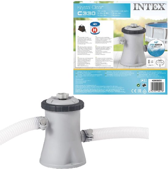Pompe de filtration piscine Intex 1250 L / h | bol