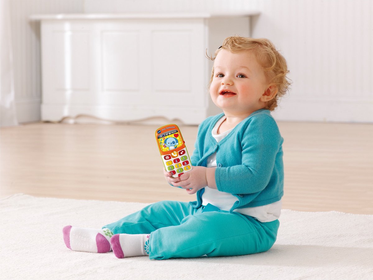 VTech Baby Telefoon Interactief Speelgoed - Educatief Speelgoedtelefoon - Cadeau - Oranje — afbeelding 5