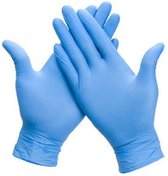 Nitril wegwerphandschoen blauw poedervrij XL - 100/ds CareProfi