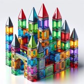 YANAH - Magnetic Blocks 110 stuks - Magnetische Blokken - Educatief Speelgoed - Duurzaam speelgoed