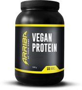 Arriba Nutrition - Vegan Protein / Veganistisch eitwitpoeder - Smaak: Tropical / Tropische fruit - 33 Shakes - 1000Gram (1 kilo)