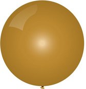 Topballon metallic goud 6 stuks - 91 cm