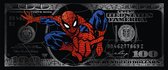 Spiderman Dollar plexiglas 160x70cm - schilderij - wanddecoratie