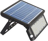 Projecteur solaire LED 10W - Blanc jour 4000K - Photocellule - Détecteur de mouvement - Protection IP44 contre la poussière et l'eau