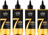 Gliss Kur 7 sec Express Repair Treatment Oil Nutritive - 4 x 200 ml
