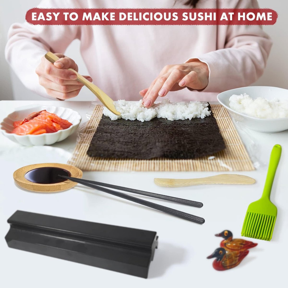 Kit Sushi 12 pièces - Cuisine-Pratique