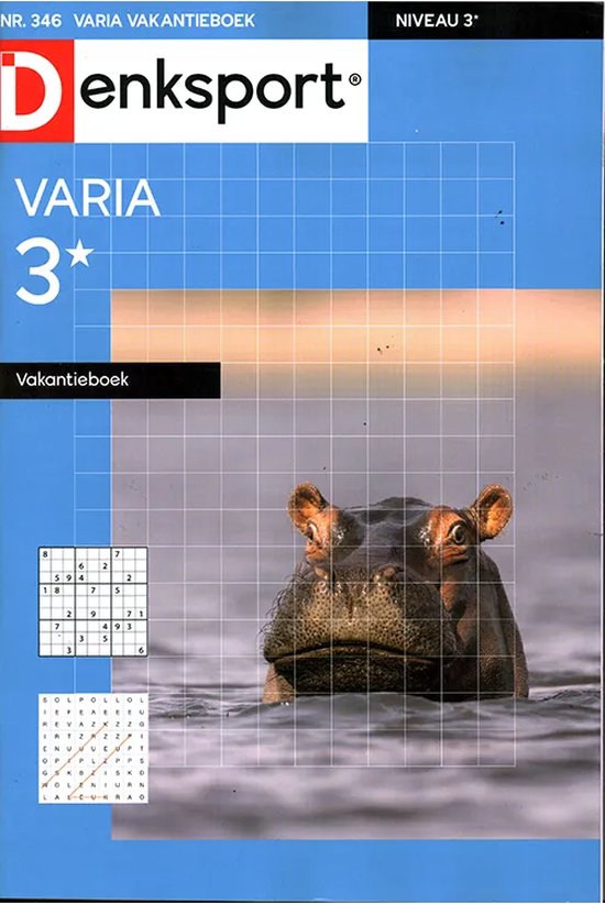 Denksport Varia Vakantieboek - 346 2023
