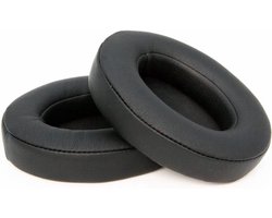 Oorkussens Geschikt Voor Beats By Dr. Dre Studio 2.0/3.0 wireless - 2 Stuks - Vervangende Koptelefoon Earpads - Met Noise Cancelling - Zacht Memory Foam - Eiwitleer - Zwart
