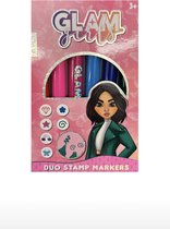 stempelmarkers dubbele punt - duo stamp markers - glam girls - stiften - pennen - markers - stempelkussen
