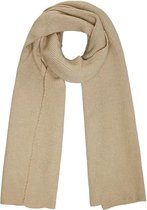 Taupe Sjaal Basic - Dun gebreide sjaal - zacht acryl - Taupe sjaal - sjaal herfst/winter