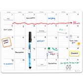GreenStory - Sticky Whiteboard - Bureau Agenda Maandoverzicht - Medium - met Sticky Pen