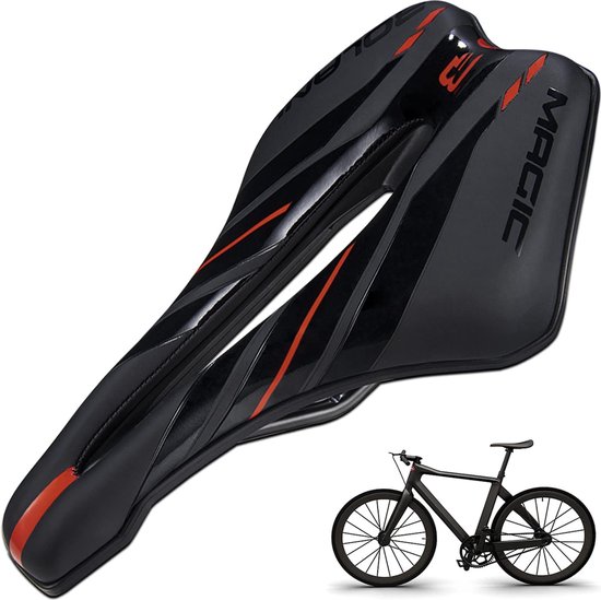 Selle de velo de montagne selle de velo creuse respirante nieuw confort gel bol