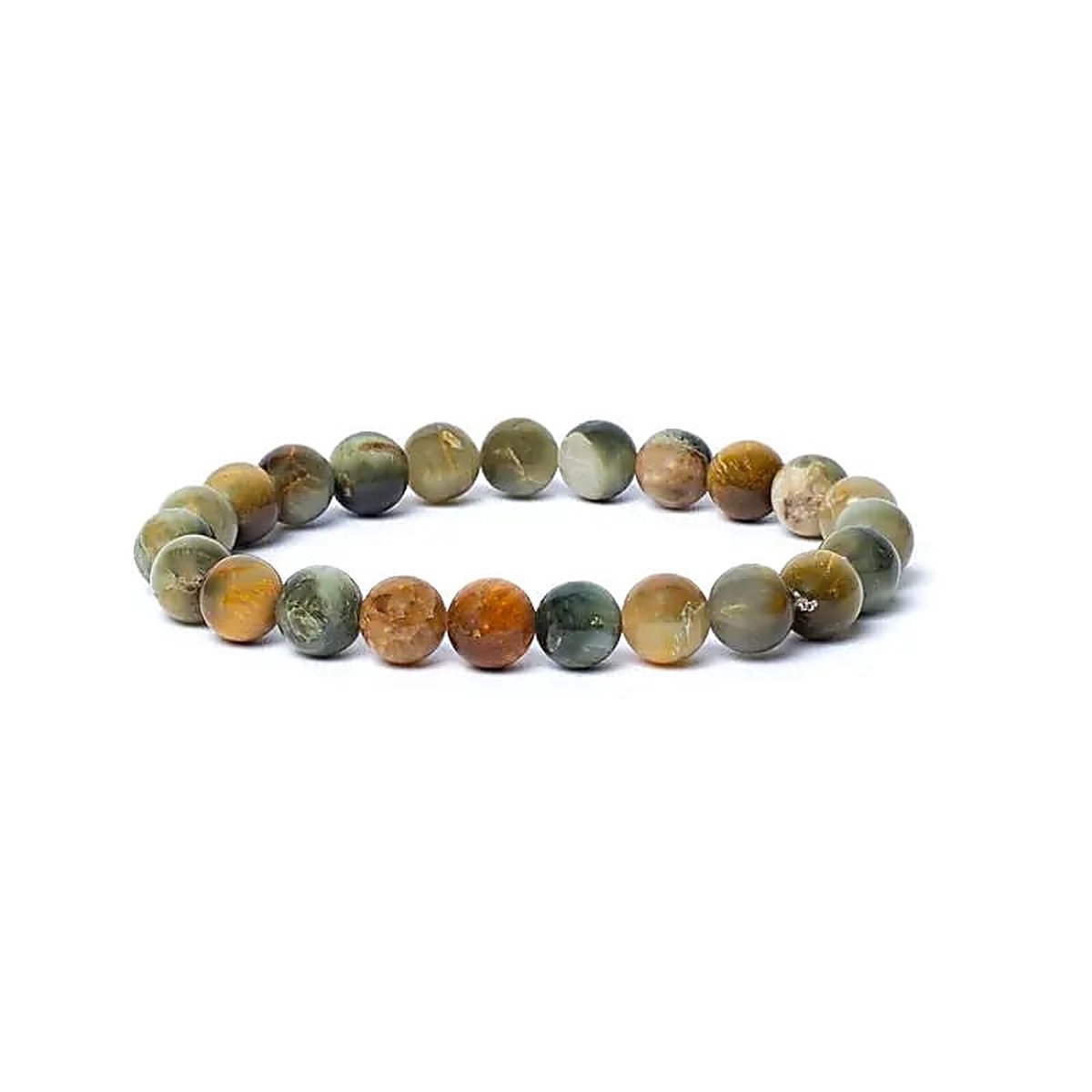 Yogi & Yogini - Armband - kattenoog - AA kwaliteit elastisch - Mineraal - India