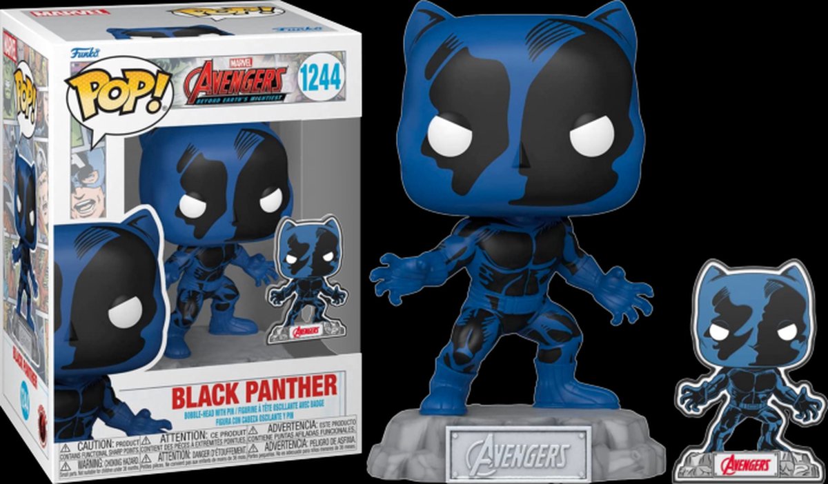 Funko Pop! Avengers: Beyond Earth s Mightiest Black Panther 60th Anniversary