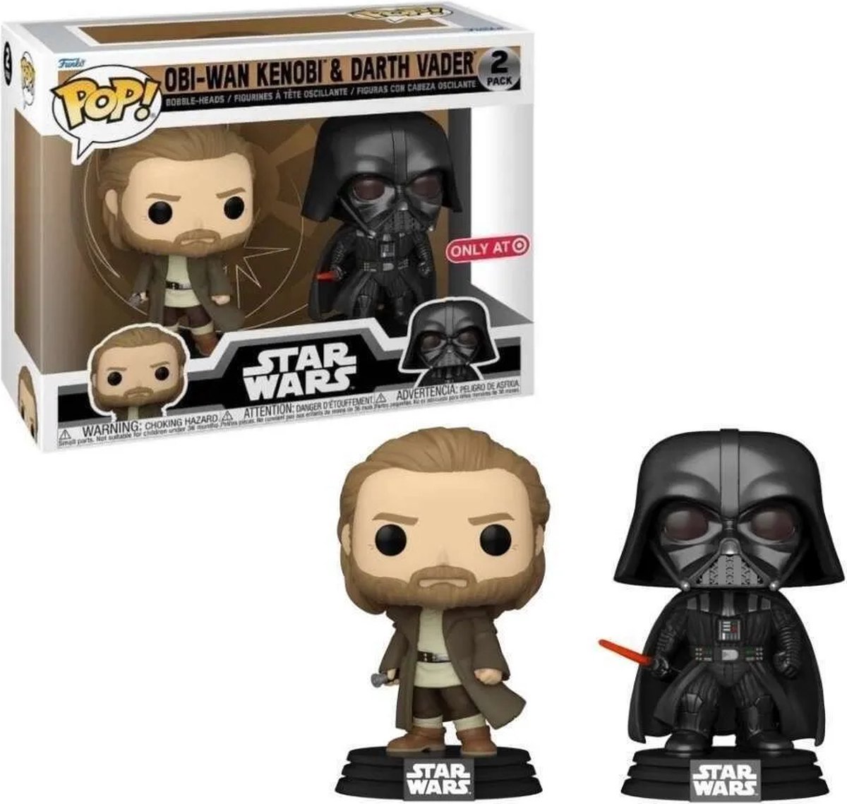 Funko Pop! Star Wars: Obi-Wan Kenobi Obi-Wan Kenobi & Darth Vader Exclusive