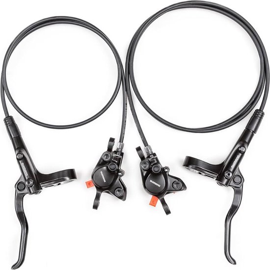 Shimano Hydraulische schijfremset MT200 Voor + Achter compleet inclusief 160mm remschijven — afbeelding 2