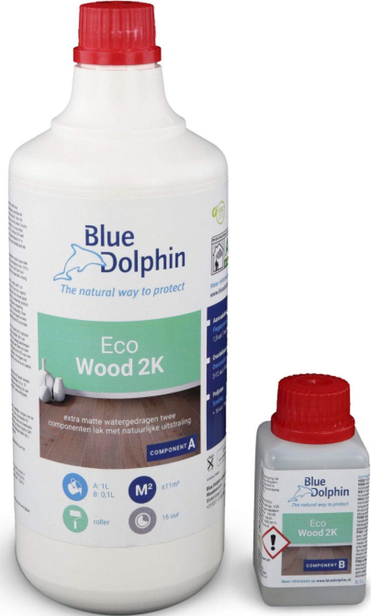 Blue Dolphin Eco Wood 2K onbehandelde look