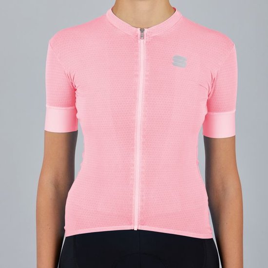 Sportful Fietsshirt korte mouwen Dames Roze  - MONOCROM W JERSEY PINK - S