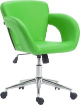 CLP Edison Bureaustoel - Kunstleer groen