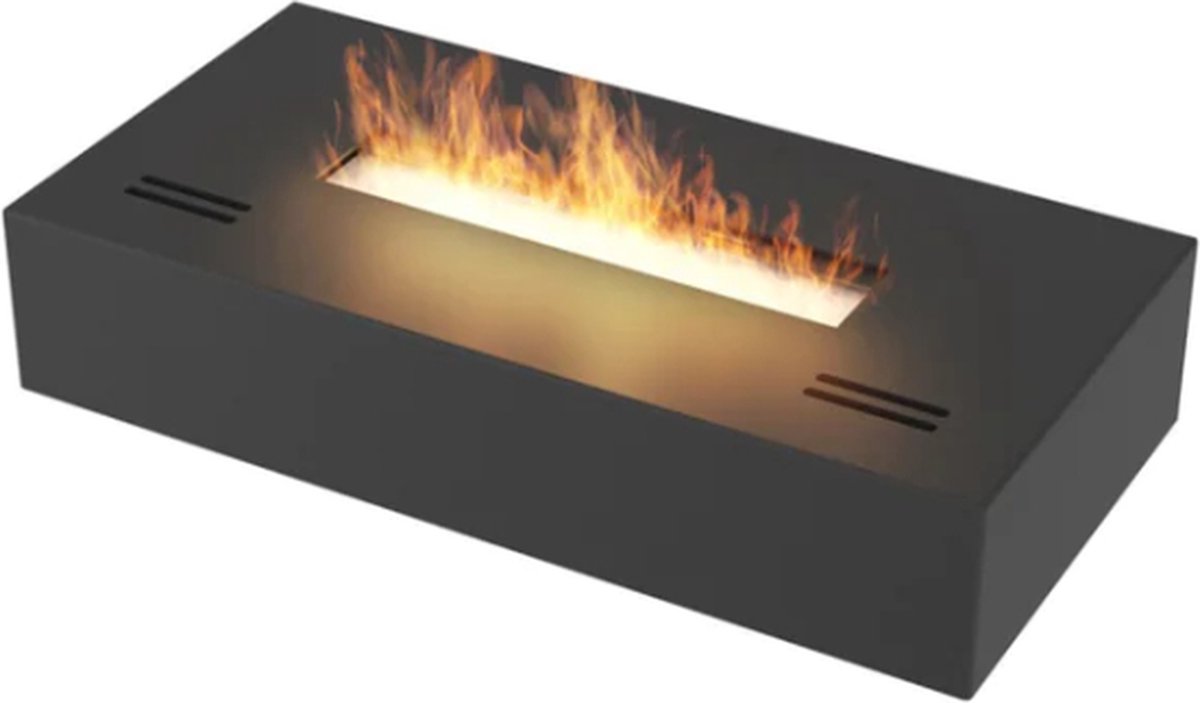 INFIRE.BE Simple box traditionele bioethanol inzethaard 40cm bio-ethanol open haard sfeerhaard duurzaam bioethanol inzetbrander inbouwbrander bio tafelhaard open haard duurzame bio ethanol brander haard sfeerhaard voor binnen