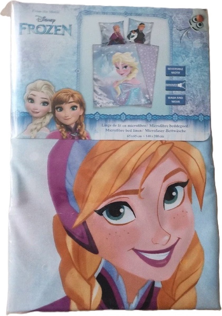 Disney Frozen dekbedovertrek - éénpersoons - 140 x 200 cm