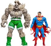 DC Multiverse Action Figures Superman vs Doomsday (Gold Label) 18 cm
