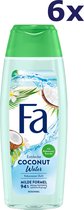 6x Fa Douchegel - Coconut Water 250 ml