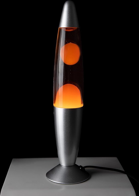 Lavalamp - Sfeerlamp - Gloeilamp - Nachtlamp - Oranje