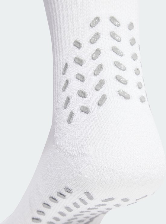 adidas Performance adidas Football GRIP Printed Cushioned Crew Performance Socks - Unisex - Wit- 46-48