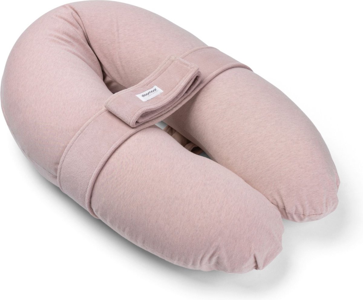 Goedkoopste Doomoo Relax Cover - Pink - Maak van uw zwangerschapskussen een veilig poefje voor uw baby.
