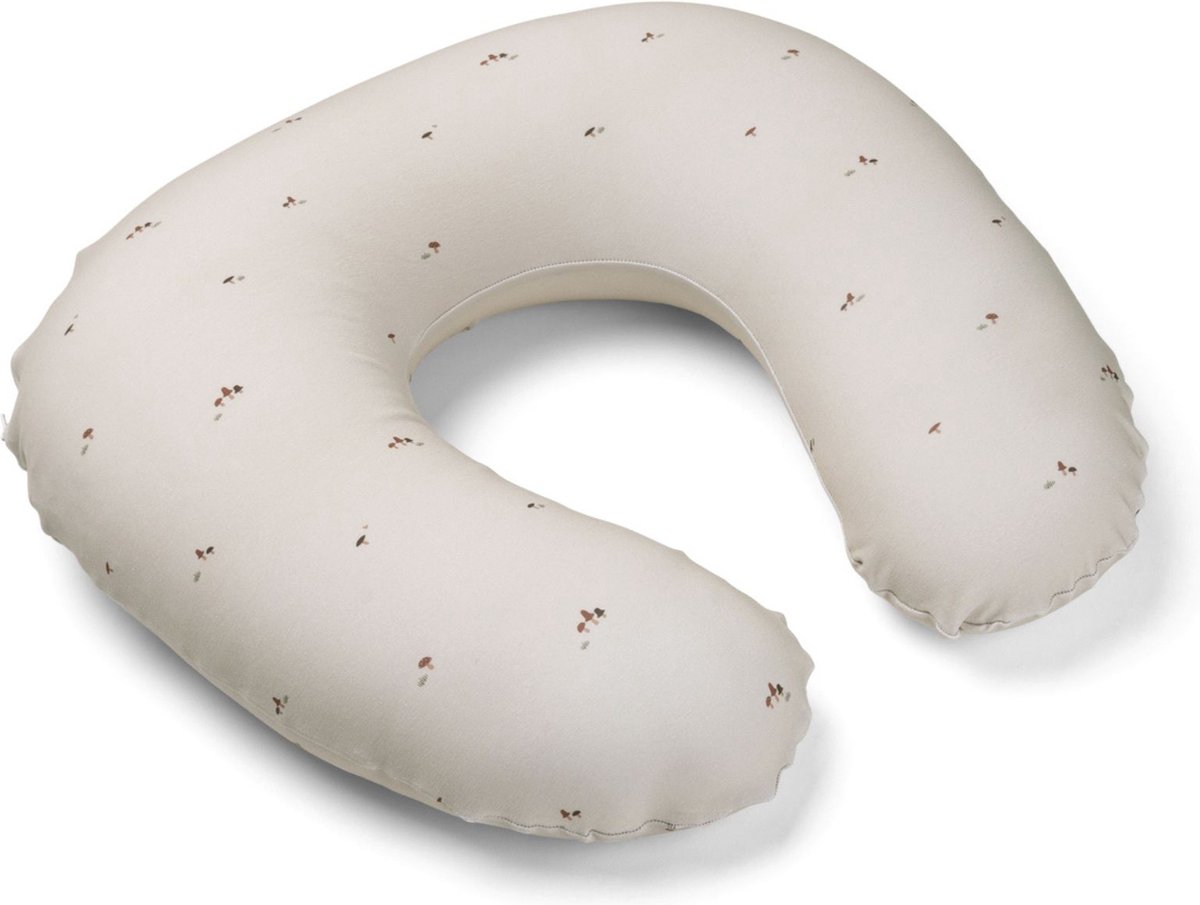 Goedkoopste Doomoo Softy - Klein Voedingskussen - Biologisch Katoen - 150cm - Mushrooms