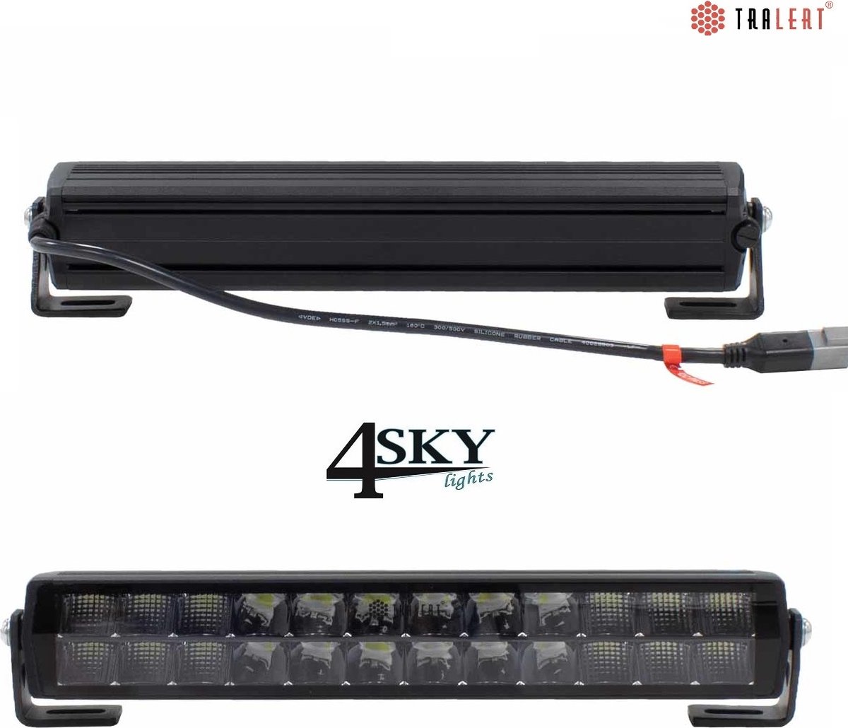 LED Lightbar The Geminus 1 drukwaterdicht IP69K 10.800lm / 36cm