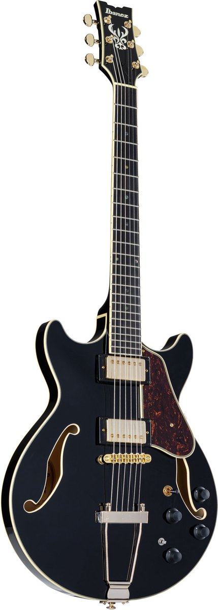 Ibanez Artcore Expressionist AMH90-BK Black - Semi-akoestische gitaar